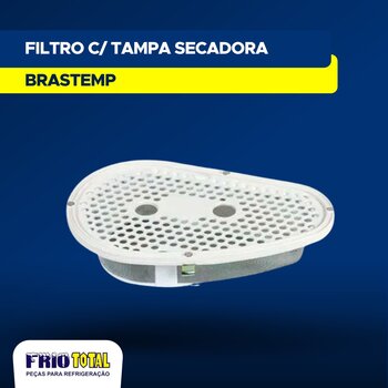 FILTRO SECADORA BRASTEMP FIAPO + TAMPA (KIT) (W10272710/326043145)