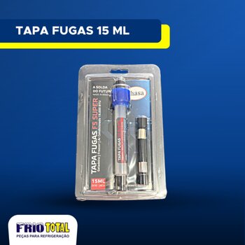 TAPA FUGAS 15 ML SUPER SERINGA C/ MANGUEIRA